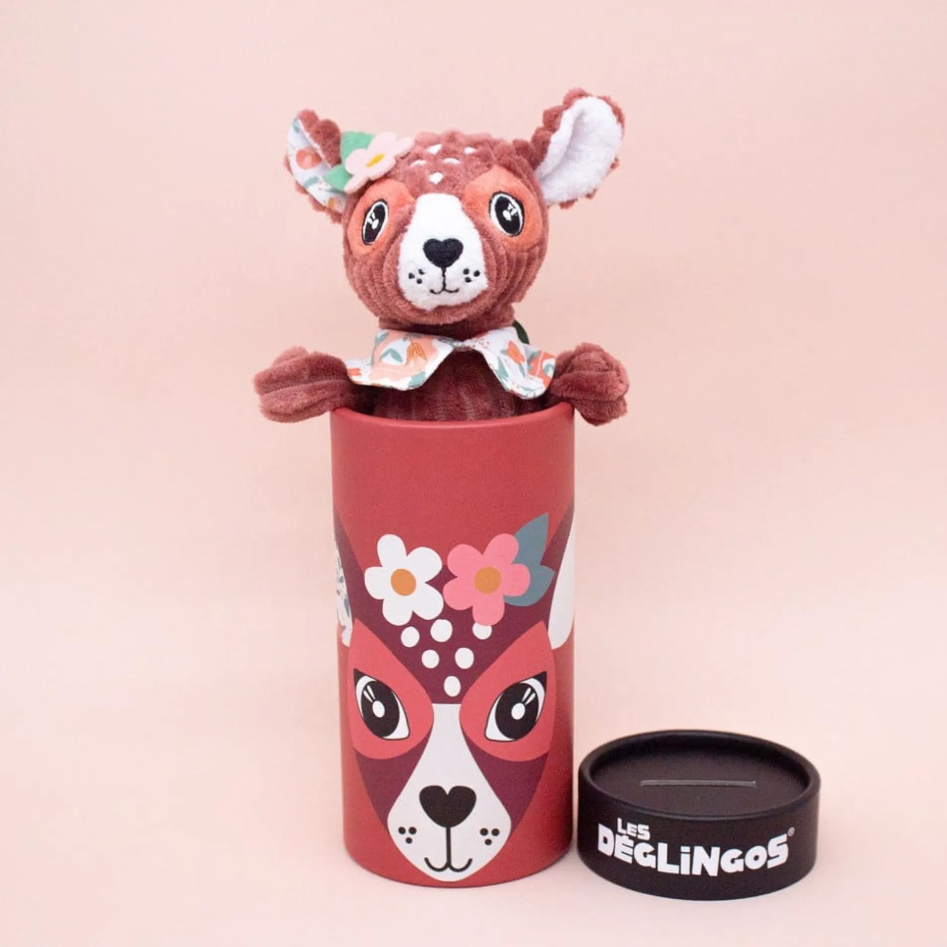 Jouets D'Activités*Les Déglingos Peluche en boîte Petit Simply de Biche