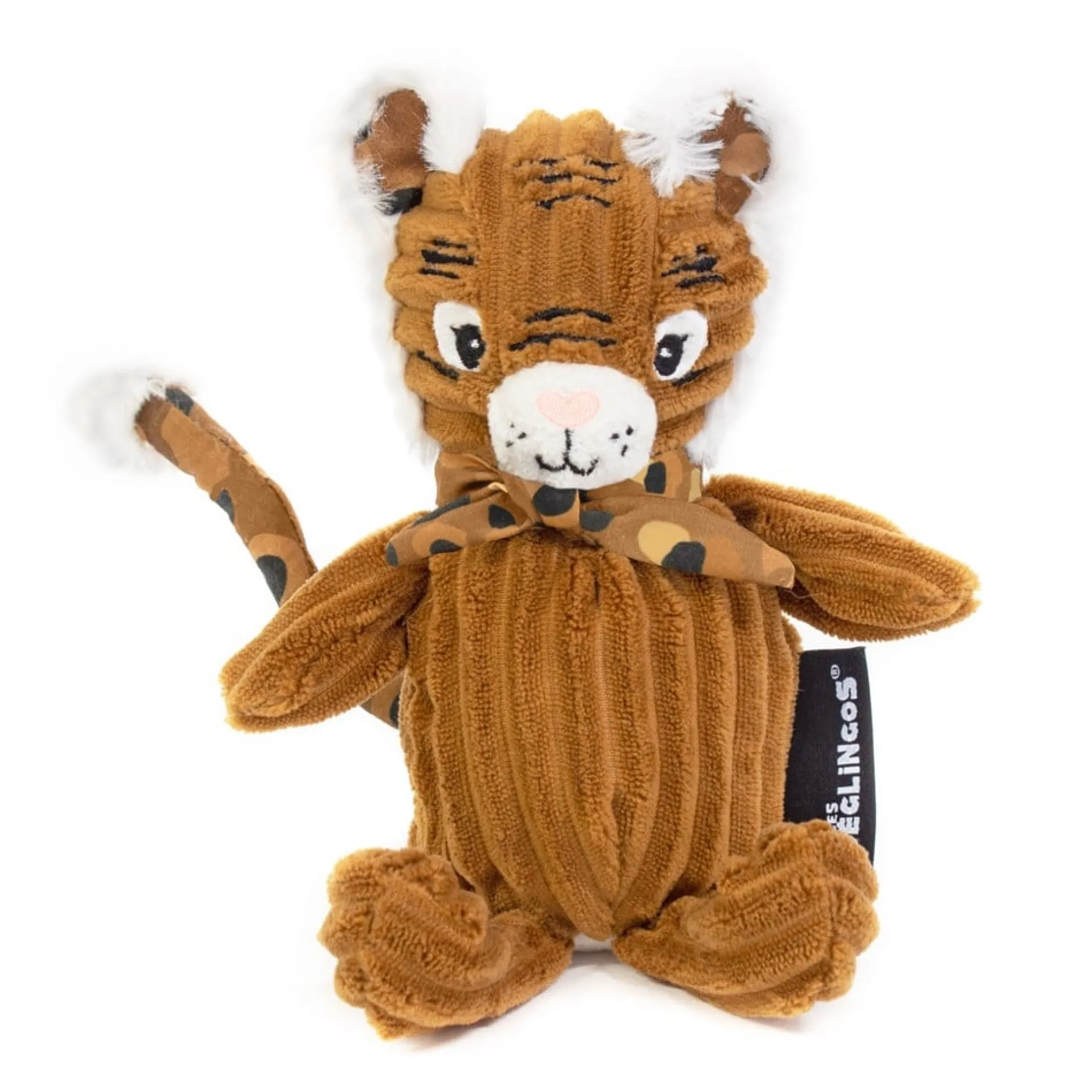 Jouets D'Activités*Les Déglingos Peluche en boîte Petit Simply de Spéculos le tigre Marron