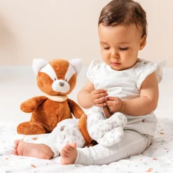 Peluches Musicales|Autres Jouets D'Éveil*Nattou Peluche Musicale Boris et Jungo de Jungo le Léopard des Neiges