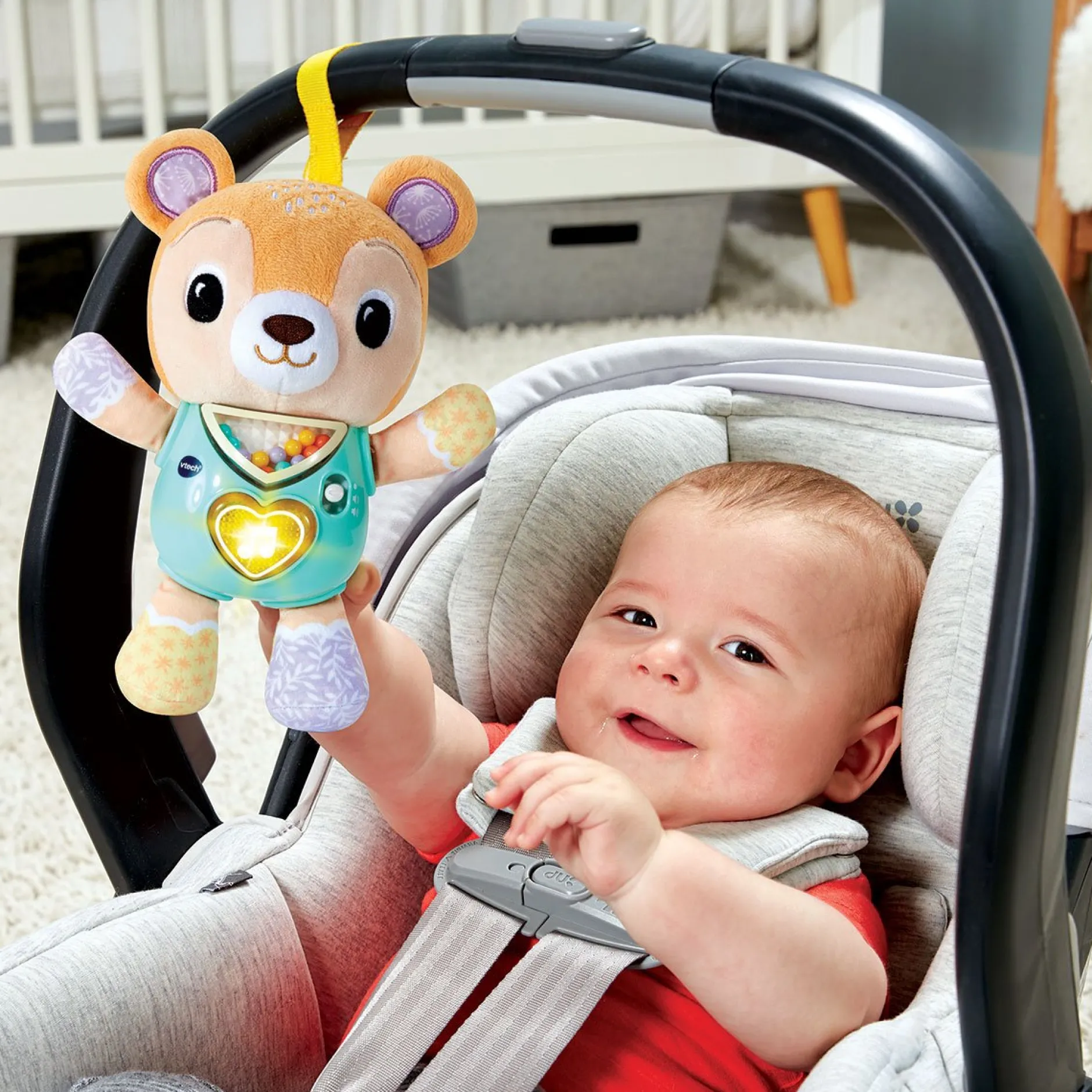 Peluches Musicales*Vtech Peluche musicale Lumi chant'ourson de