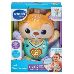 Peluches Musicales*Vtech Peluche musicale Lumi chant'ourson de