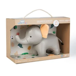 Peluches Musicales*Little Big Friends Peluche musicale Tiny Friends de Vincent l'éléphant