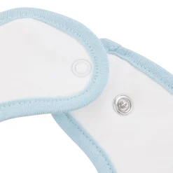 Bavoirs*P'tit bisou Petit Cocon Bavoir de Blanc Porcelaine