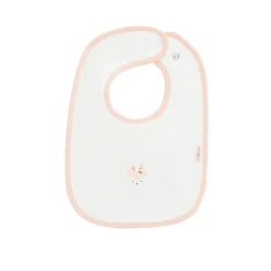 Bavoirs*P'tit bisou Petit Cocon Bavoir Taille unique de Blanc Porcelaine