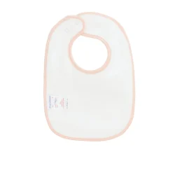 Bavoirs*P'tit bisou Petit Cocon Bavoir Taille unique de Blanc Porcelaine