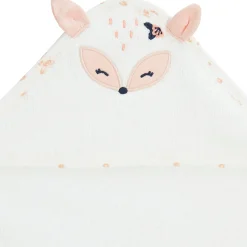 Vêtements Naissance|Sorties De Bain*P'tit bisou Petit Cocon Cape de bain Taille unique de Blanc