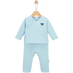 Combinaisons, Salopettes|T-Shirts, Polos, Chemises*P'tit bisou Petit Cocon Ensemble Salopette + Haut de Bleu