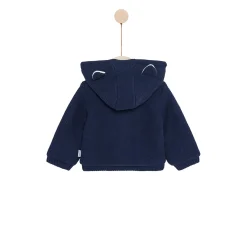 Vêtements Naissance*P'tit bisou Petit Cocon Mignon Cardigan à capuche de Bleu