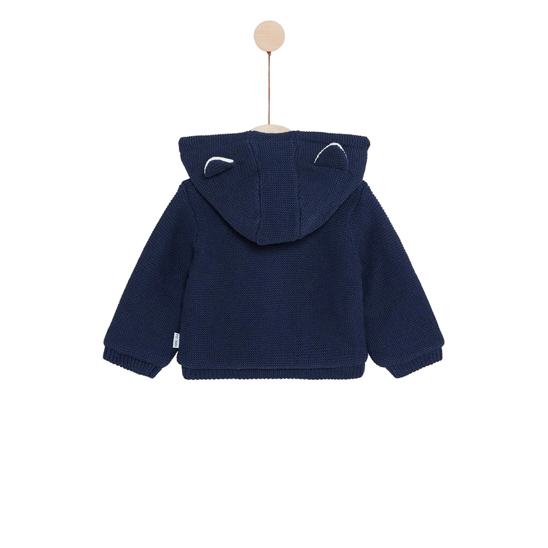 Vêtements Naissance*P'tit bisou Petit Cocon Mignon Cardigan à capuche de Bleu