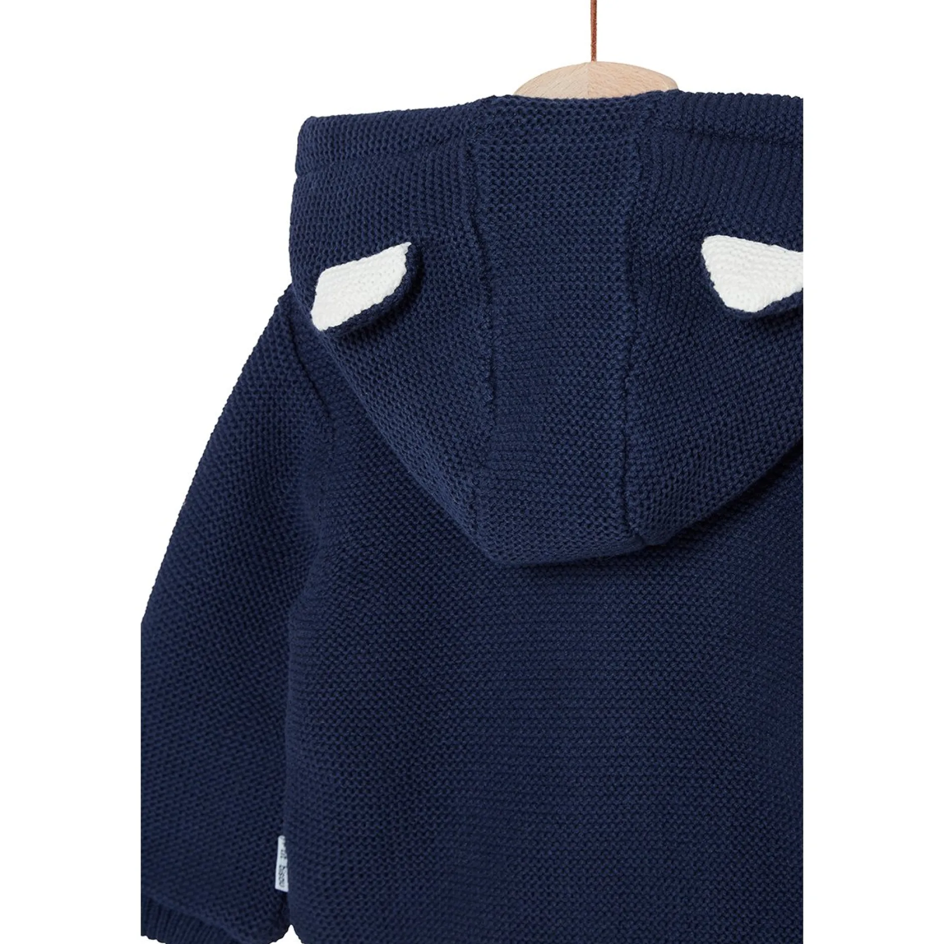 Vêtements Naissance*P'tit bisou Petit Cocon Mignon Cardigan à capuche de Bleu