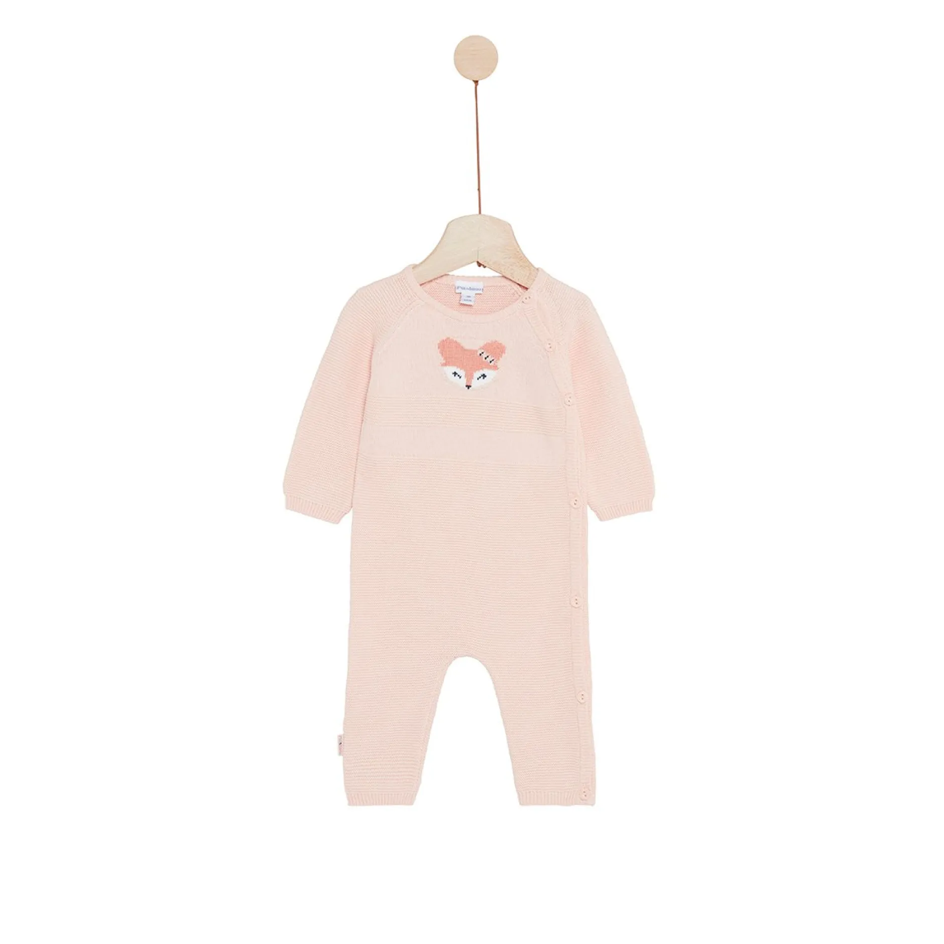 Combinaisons, Salopettes*P'tit bisou Petit Cocon Mignon Combilongue en tricot de Rose