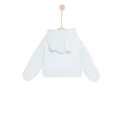 Vêtements Naissance*P'tit bisou Petit Cocon Mignon Veste à capuche de Bleu