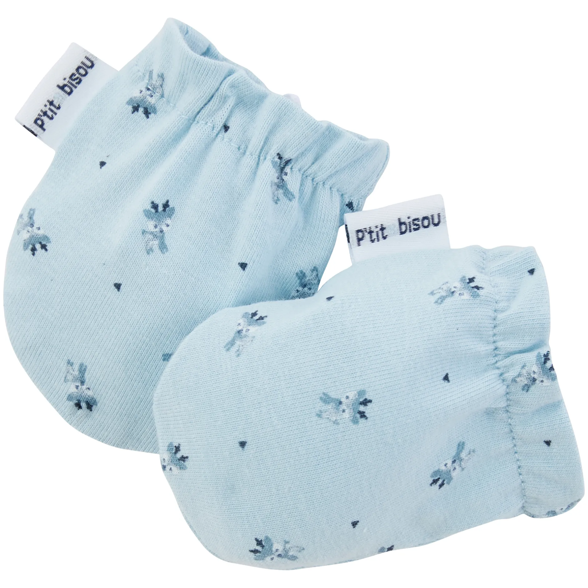 Bonnets, Moufles, Chaussons|Vêtements Naissance*P'tit bisou Petit Cocon Moufles de Imprimé Daims