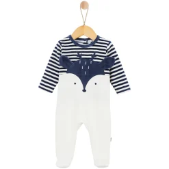 Vêtements Naissance|Pyjamas*P'tit bisou Petit Cocon Pyjama de Rayures Shadow