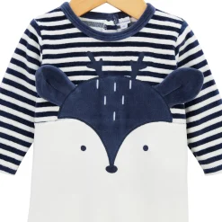 Vêtements Naissance|Pyjamas*P'tit bisou Petit Cocon Pyjama de Rayures Shadow