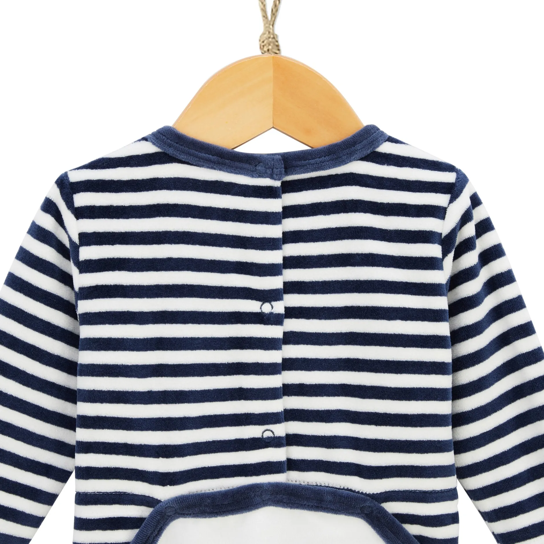 Vêtements Naissance|Pyjamas*P'tit bisou Petit Cocon Pyjama de Rayures Shadow