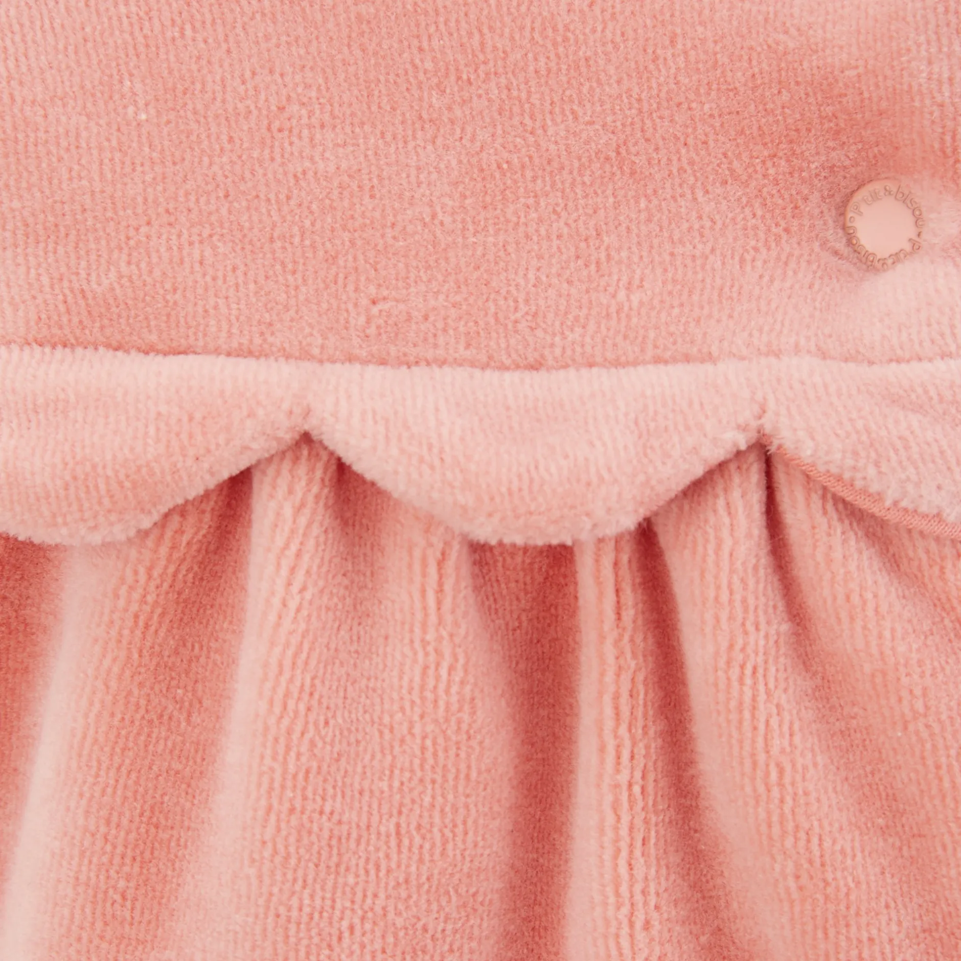 Vêtements Naissance*P'tit bisou Petit Cocon Veste en velours imprimé floral de Rose