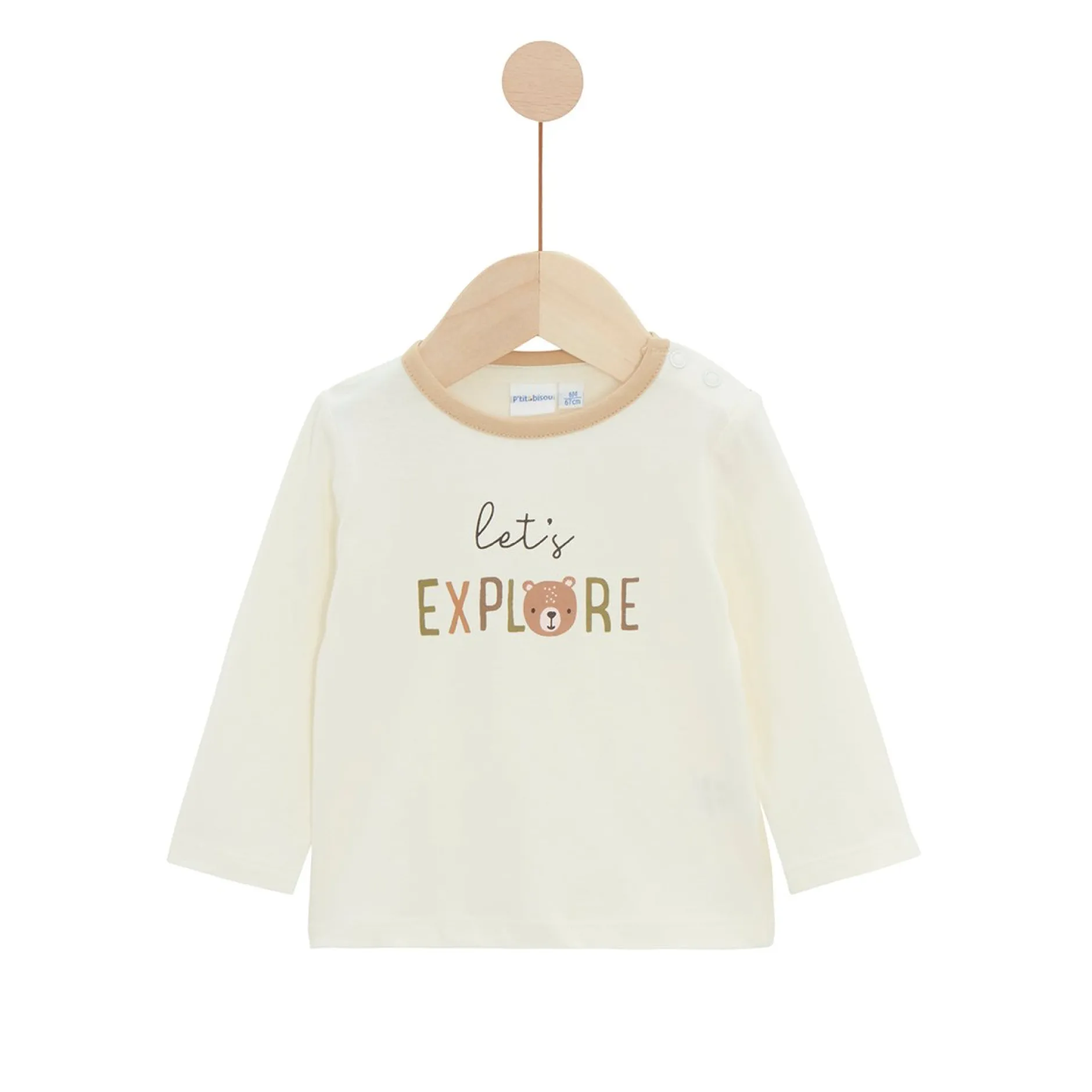 T-Shirts, Polos, Chemises*P'tit Bisou Petit Prix Petit Ours T-shirt manches longues de