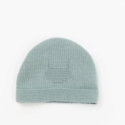 Chapeaux, Bonnets, Écharpes|Chapeaux, Bonnets, Écharpes*La Manufacture de Layette Petits chats Bonnet en tricot de Bleu Danube