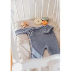 Combinaisons, Salopettes|Combinaisons, Salopettes*La Manufacture de Layette Petits chats Combinaison en tricot de Rose