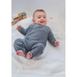 Combinaisons, Salopettes|Combinaisons, Salopettes*La Manufacture de Layette Petits chats Combinaison en tricot de Blanc