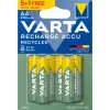 Piles*VARTA Pile rechargeables LR06/AA 5+1 Gratuite de