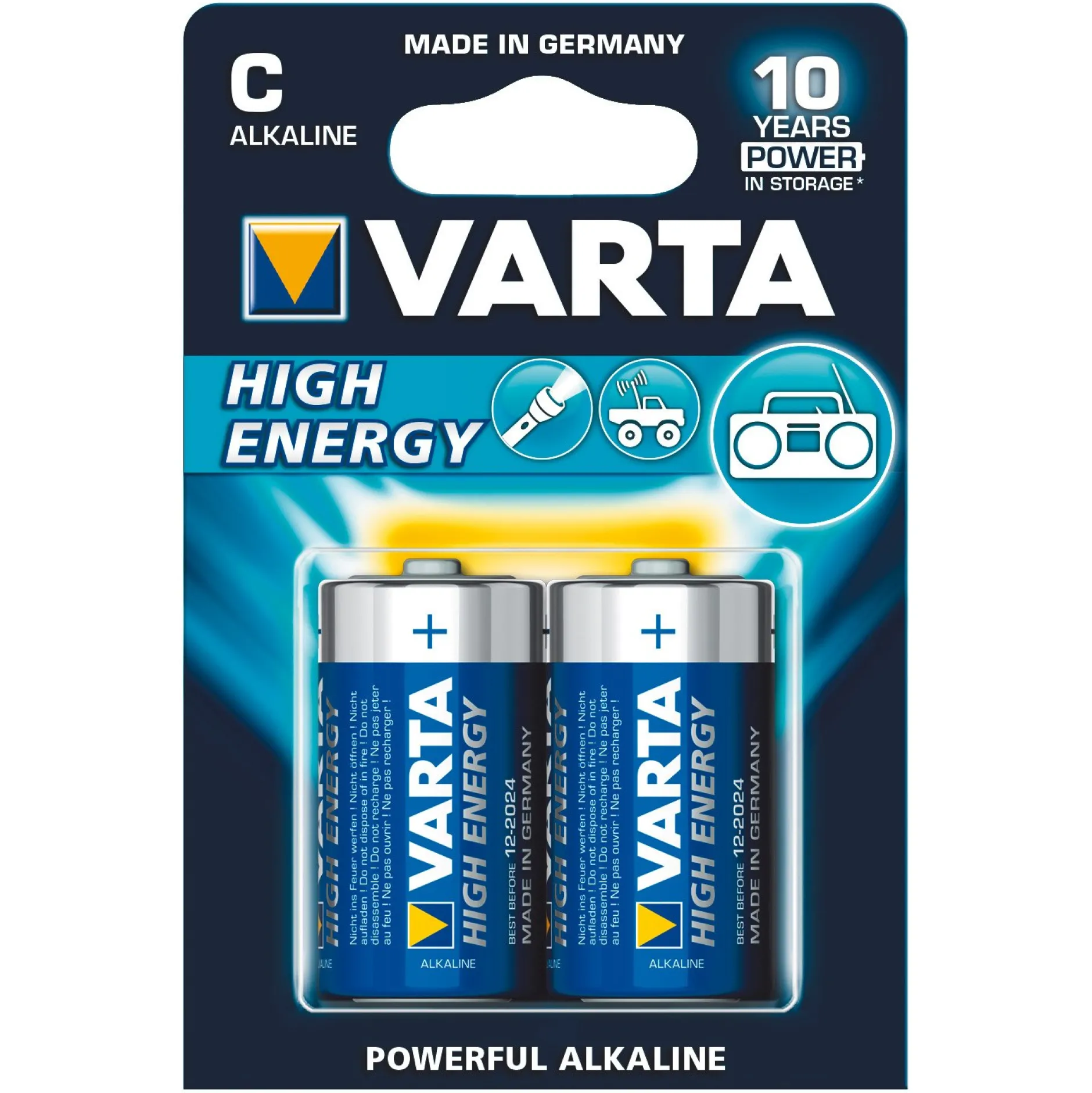 Piles*VARTA Piles LR14/C blister de 2 de