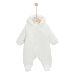 Vêtements Naissance*P'tit bisou Pilote de Écru Poudre