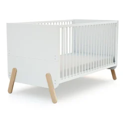 Lits 70X140 Évolutifs*AT4 Pirate Lit Évolutif 70 x 140 cm de Blanc et Hêtre