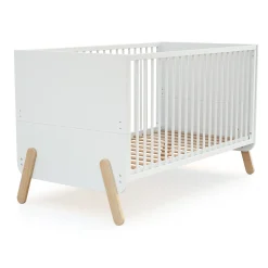 Lits 70X140 Évolutifs*AT4 Pirate Lit Évolutif 70 x 140 cm de Blanc et Hêtre
