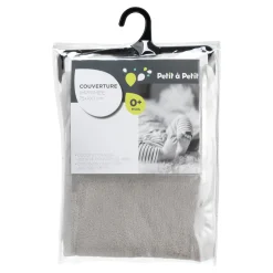 Plaids*Petit à petit Plaid tout doux de Beige lin