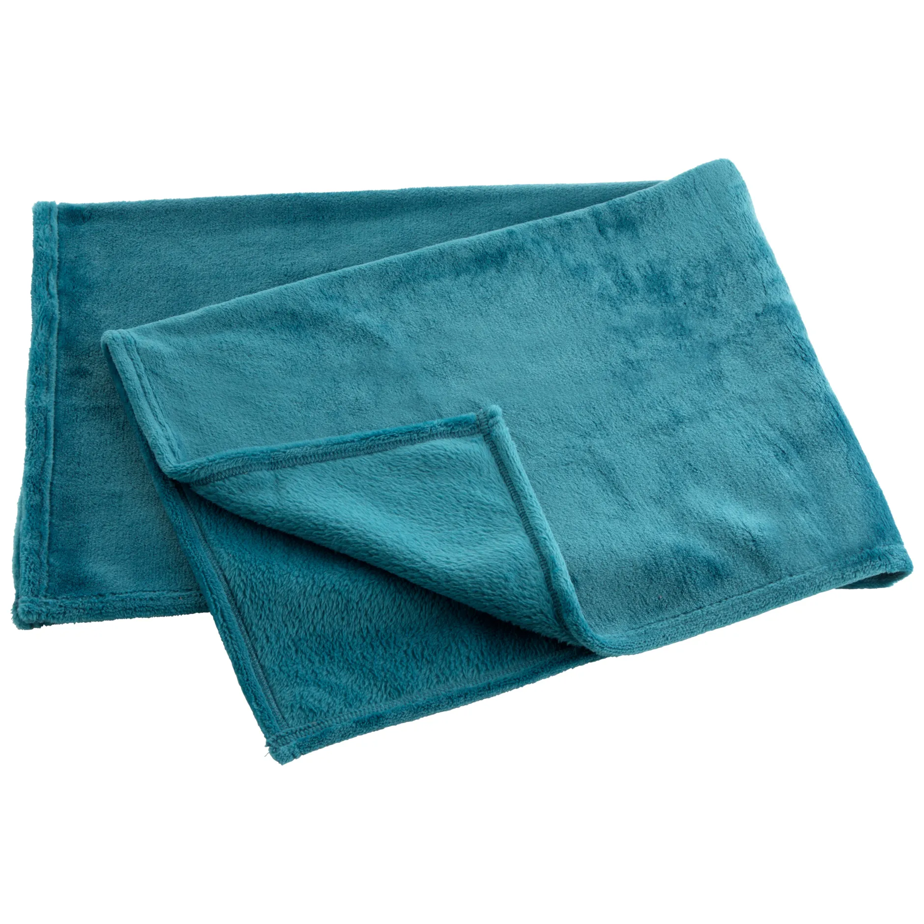 Plaids*Petit à petit Plaid tout doux 70 x 80 cm de Bleu paon