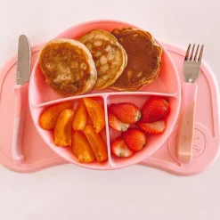 Assiettes*Twistshake Plateau Click Mat mini avec assiette de Rose