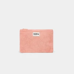 Trousses De Toilette*Hindbag Pochette Ema de Eponge rose corail