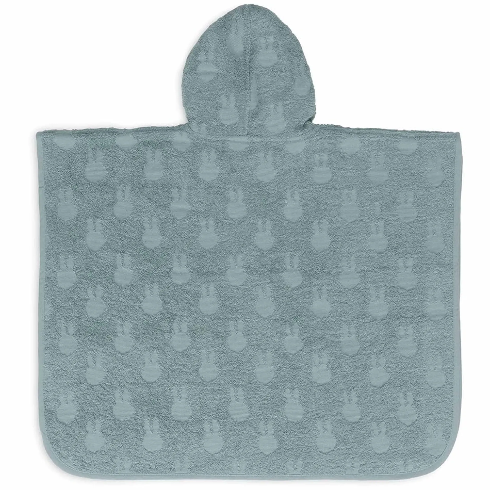Ponchos*Jollein Poncho de bain en éponge Miffy Jacquard de Sea Green