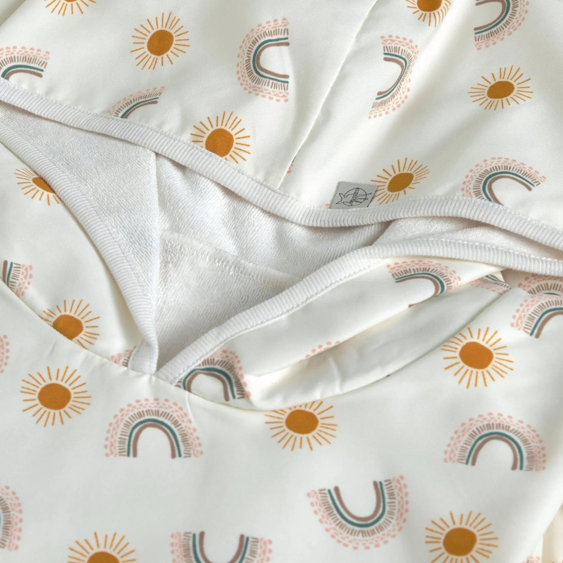 Ponchos*Lässig Poncho de Plage anti-UV de Arc-en-ciel