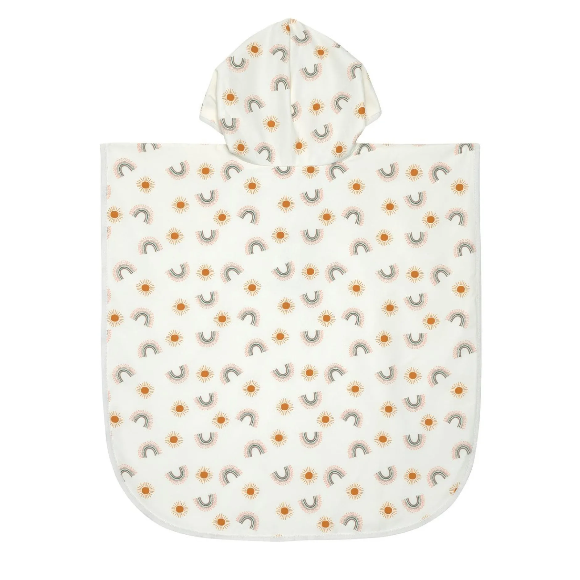 Ponchos*Lässig Poncho de Plage anti-UV de Arc-en-ciel