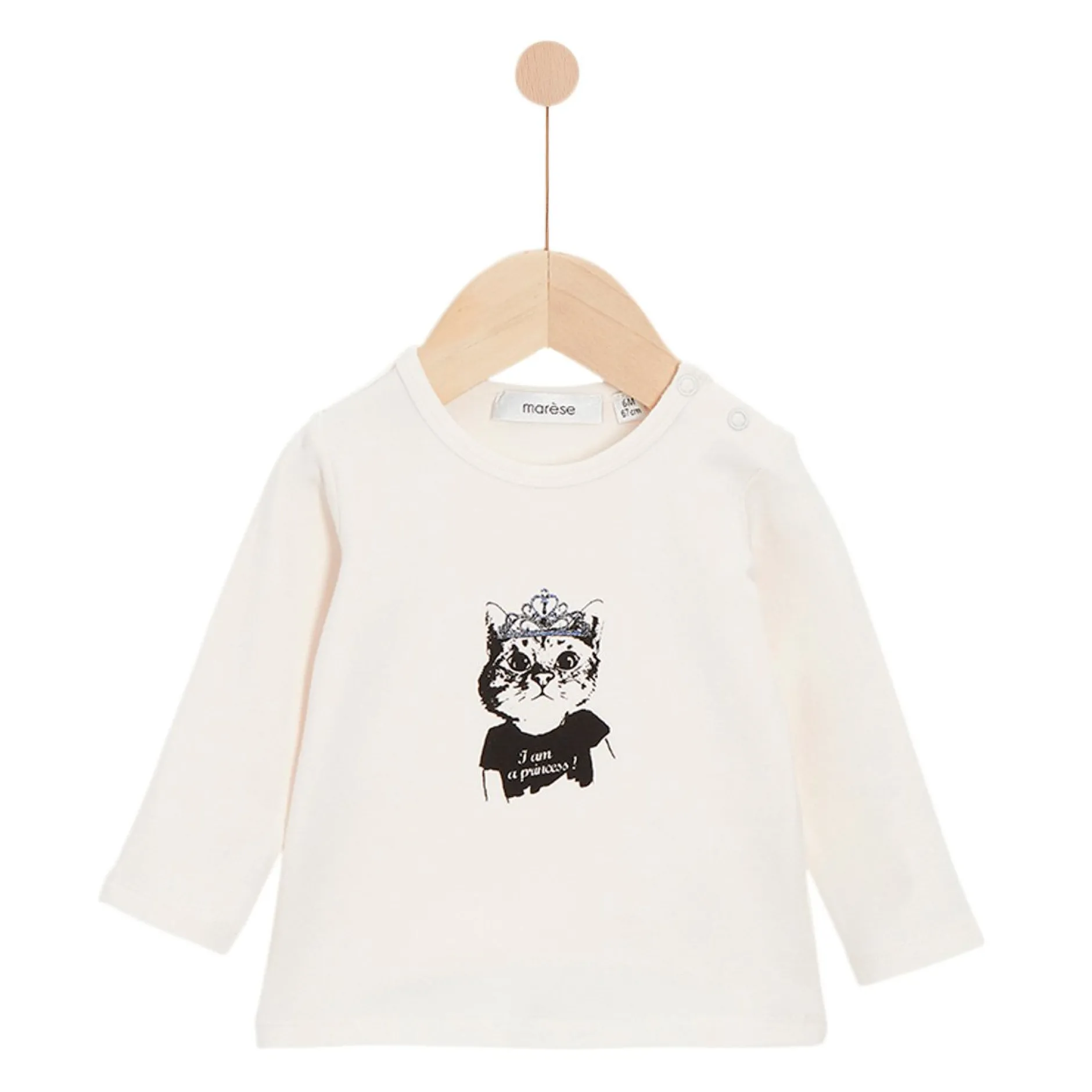 T-Shirts, Blouses, Chemises*Marèse Pop mood T-shirt manches longues de Ecru neon