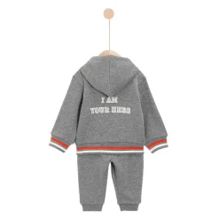 Pantalons, Shorts*Marèse Pop mood Veste + Jogging de gris stone dust