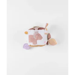 Jouets D'Activités*Noukies Popsie, Gigi & Louli Cube d'activités Veloudoux de Rose poudré