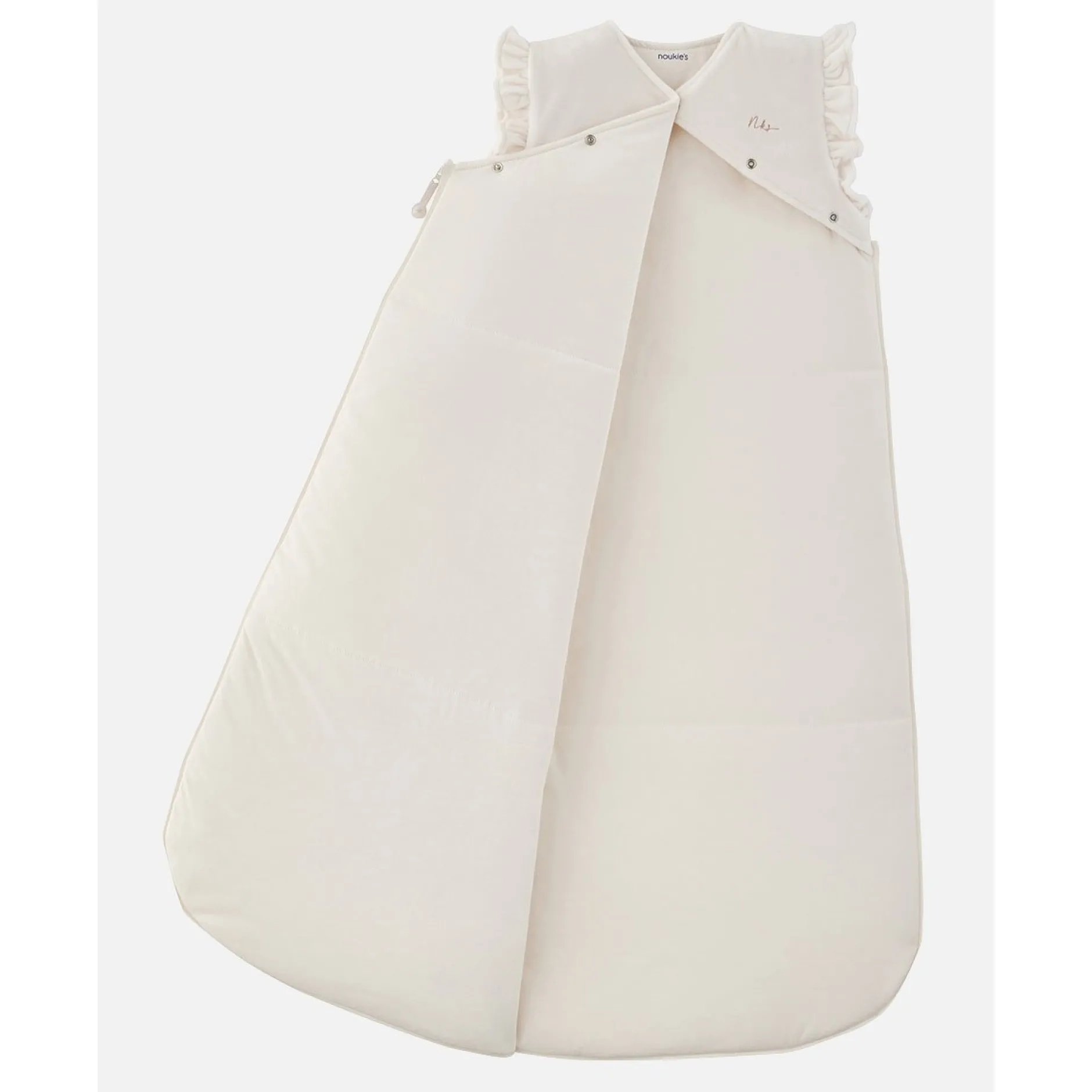 Gigoteuses & Nids D'Ange*Noukies Popsie, Gigi & Louli Gigoteuse 100 cm Popsie Veloudoux de Écru / Rose poudré