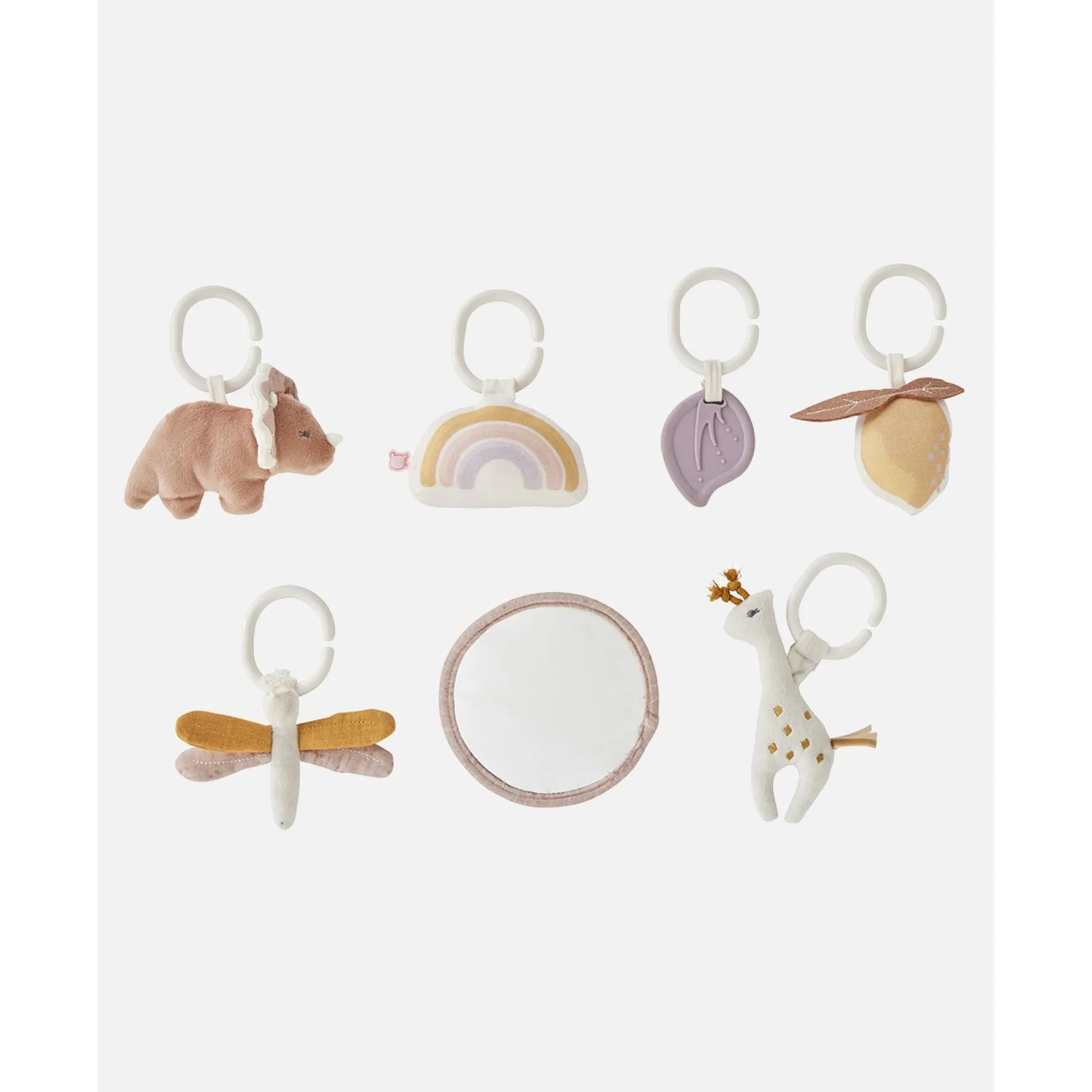 Tapis D'Éveil*Noukies Popsie, Gigi & Louli Tapis d'éveil Popsie Veloudoux de Rose poudré