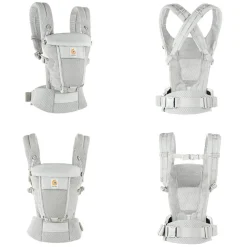Porte Bébé Dorsal|Porte Bébé Ventral*Ergobaby Porte-bébé Adapt Soft Flex Mesh de Gris Perle