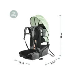 Tout Pour Vos Balades|Porte Bébé Dorsal*Babymoov Porte-bébé de randonnée Moov & Hike de Sauge