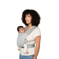 Porte Bébé Ventral|Tout Pour Vos Balades*Ergobaby Porte-Bébé Embrace Mesh Soft Air de Gris clair