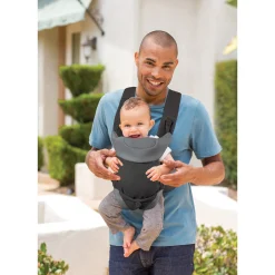 Tout Pour Vos Balades|Porte Bébé Dorsal*Infantino Porte-bébé Flip 4 en 1 Convertible Air de Gris