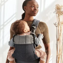 Porte Bébé Dorsal|Porte Bébé Ventral*BabyBjörn Porte-bébé Harmony de Anthracite mesh 3D