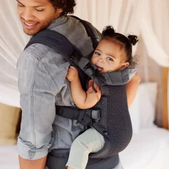 Porte Bébé Dorsal|Porte Bébé Ventral*BabyBjörn Porte-bébé Harmony de Anthracite mesh 3D