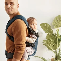 Porte Bébé Dorsal|Porte Bébé Ventral*BabyBjörn Porte-bébé Harmony de Bleu marine mesh 3D