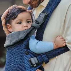 Porte Bébé Dorsal|Porte Bébé Ventral*BabyBjörn Porte-bébé Harmony de Bleu marine mesh 3D